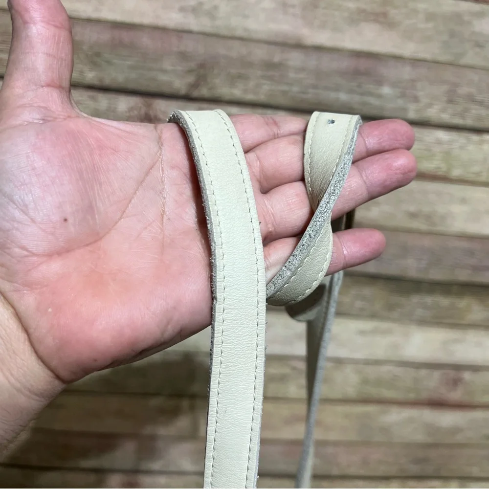 Coach White Leather Vintage Crossbody
